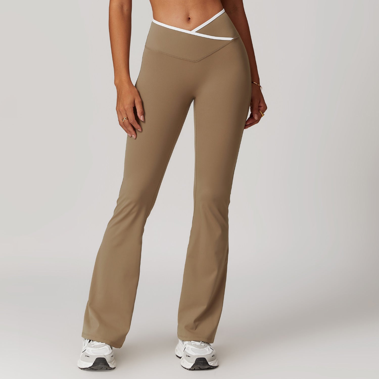 Valentina Cross-Waist Yoga Pants