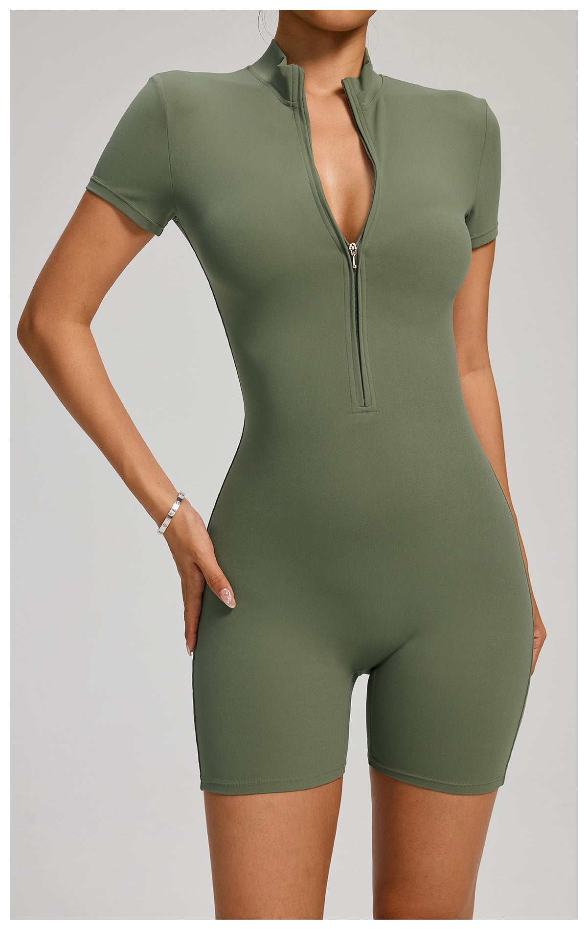 Serena Zip Sculpt Jumpsuit