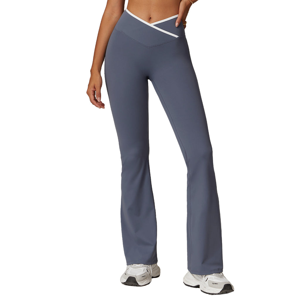 Valentina Cross-Waist Yoga Pants