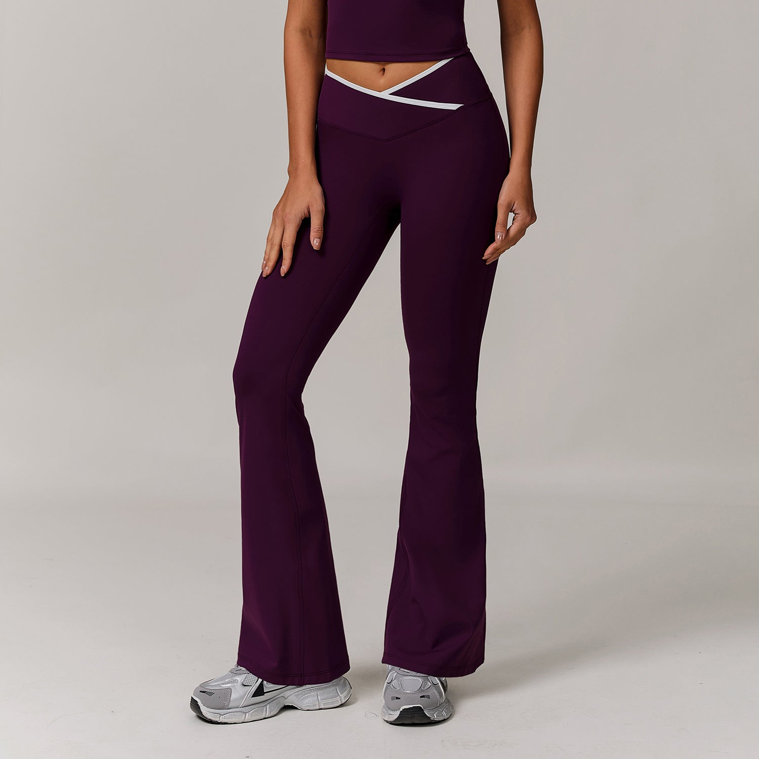Valentina Cross-Waist Yoga Pants