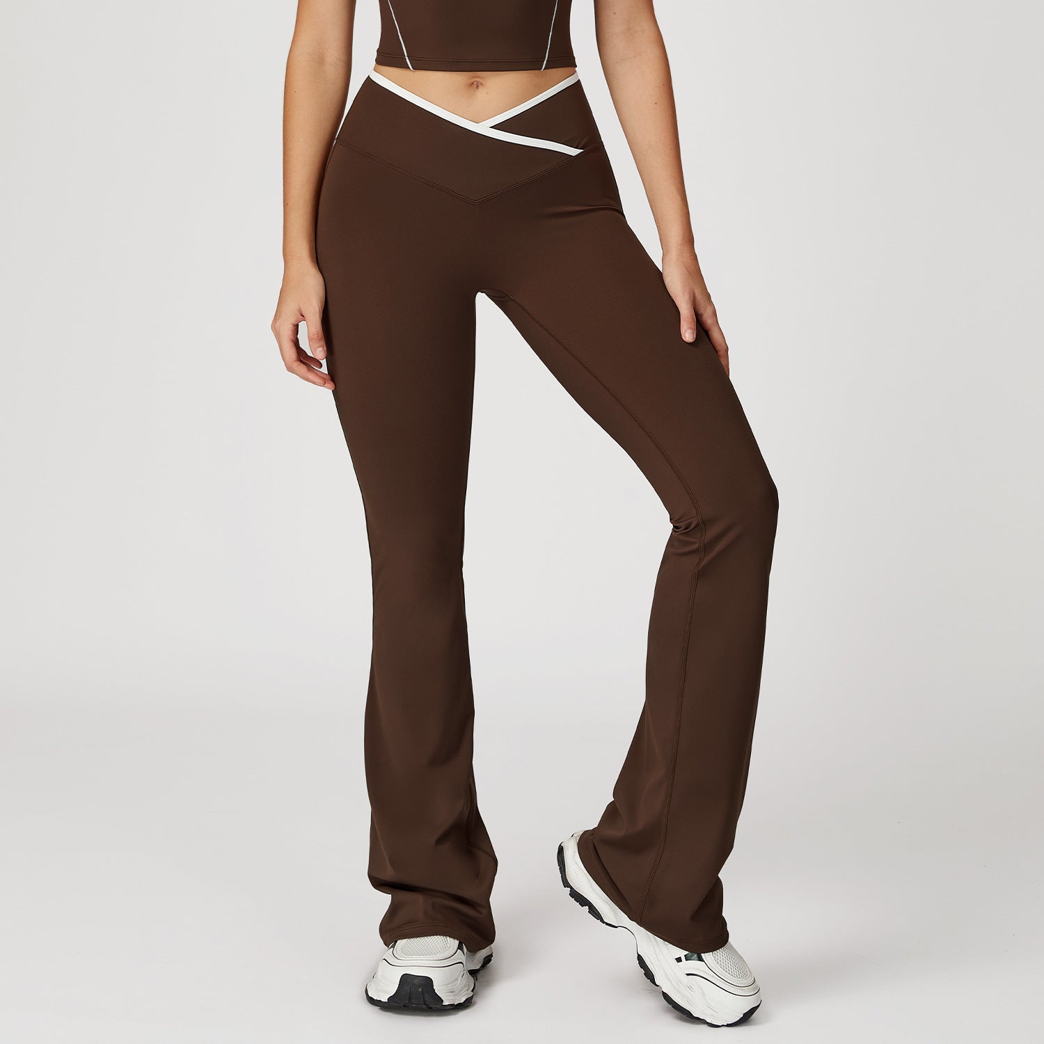 Valentina Cross-Waist Yoga Pants